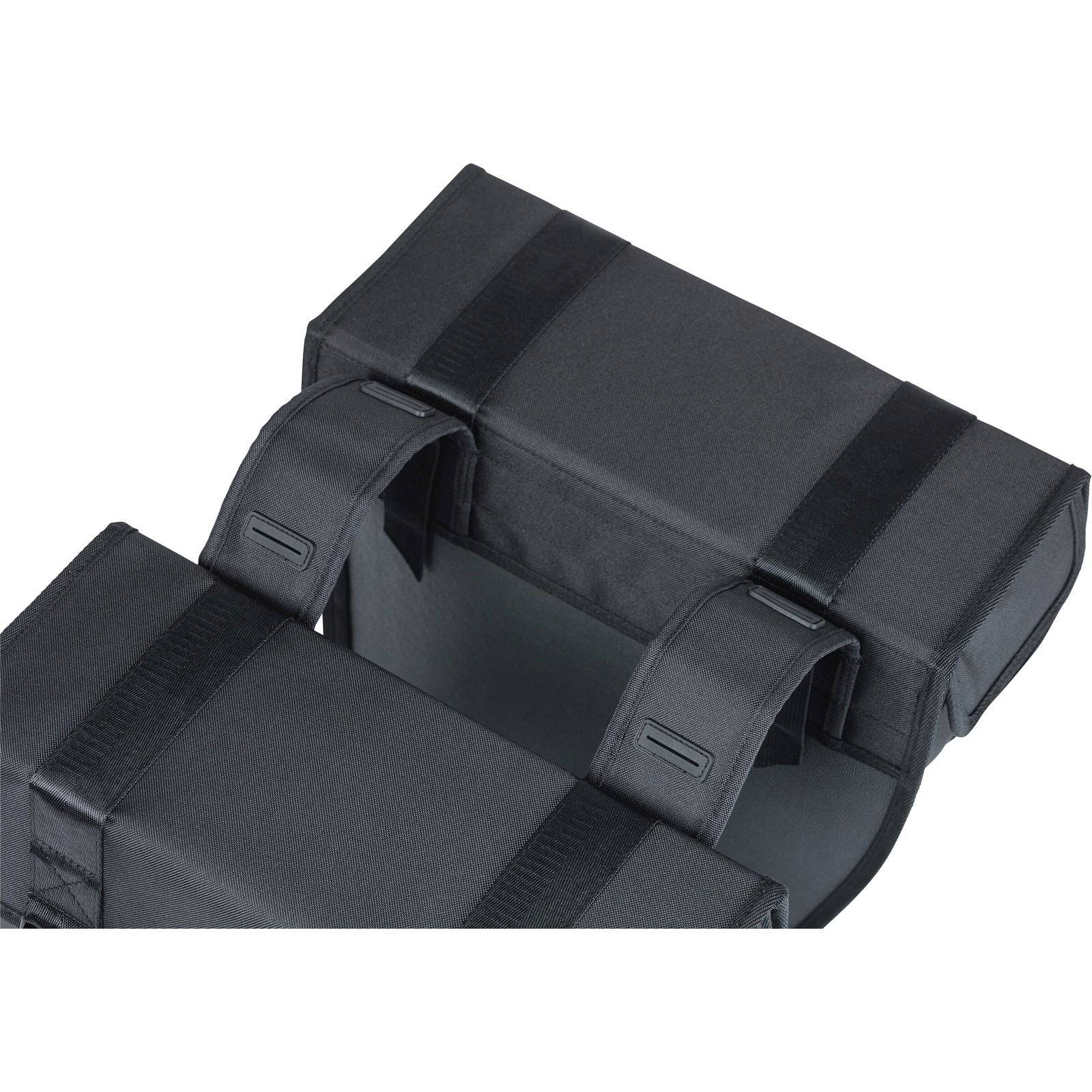 Basil Dubbele Fietstas Tour Waterproof 28 Liter 34 X 14 X 34 Cm - Zwart - Le coq wielerartikelen