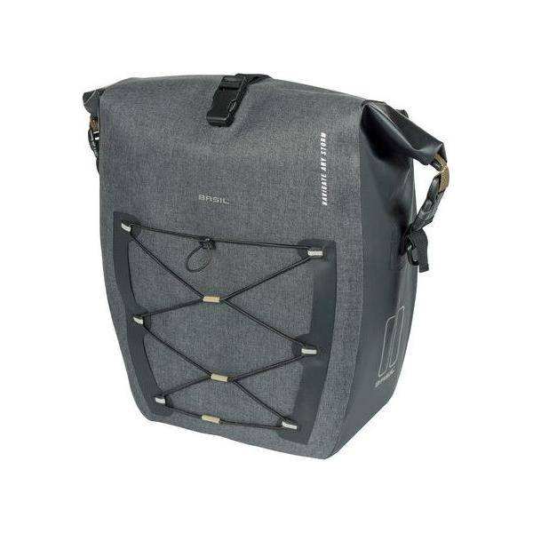 Basil Enkele Fietstas Navigator Storm L 25-31 Liter 46 X 36 X 18 Cm - Zwart - Le coq wielerartikelen