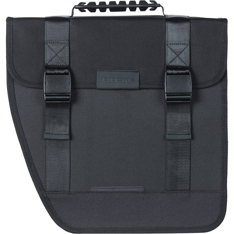 Basil Fietstas Tour Single Left 14 Liter 34 X 14 X 34 Cm - Zwart - Le coq wielerartikelen