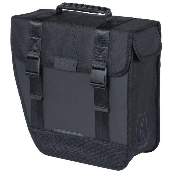 Basil Fietstas Tour Waterproof Left 14 Liter 34 X 14 X 34 Cm - Zwart - Le coq wielerartikelen