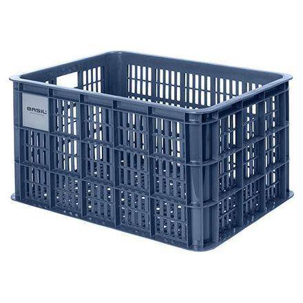 Basil Gerecyclede Fietskrat Crate L 40.0 Liter 39 X 49 X 26 Cm - Bluestone - Le coq wielerartikelen