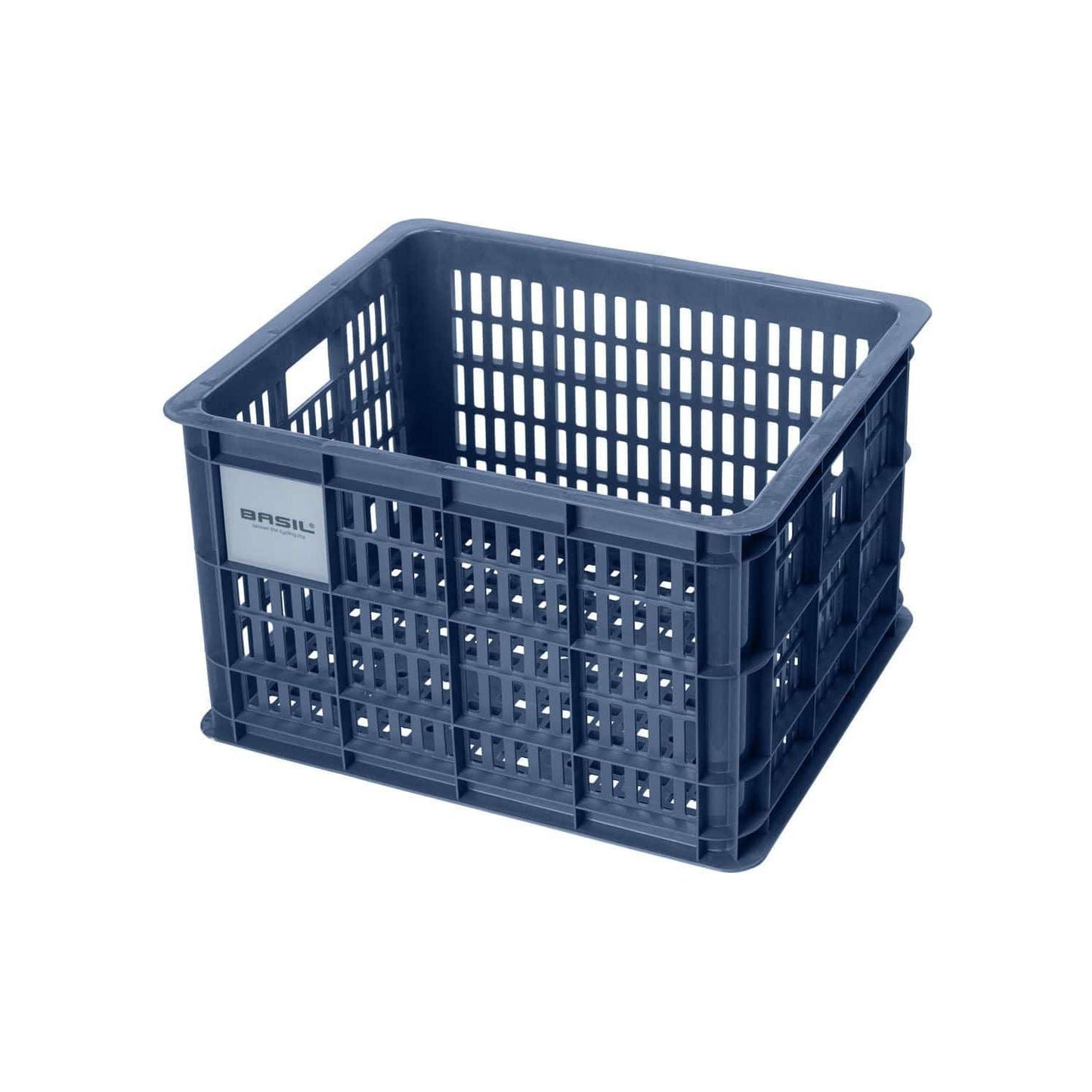 Basil Gerecyclede Fietskrat Crate M 29.5 Liter 35 X 45 X 25 Cm - Bluestone - Le coq wielerartikelen