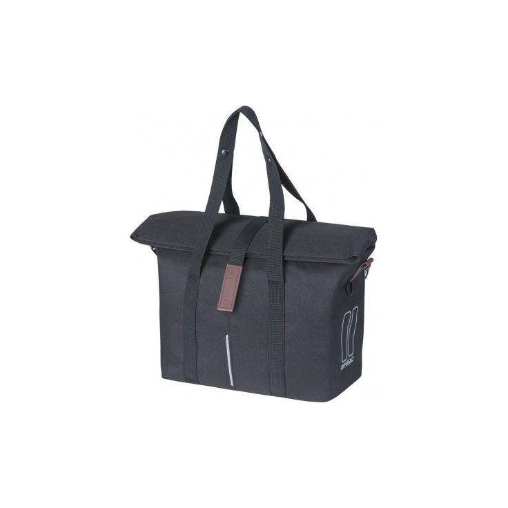Basilfietstas Stad Met Kf-Haak 8-11 Liter 27 X 39 X 15 Cm - Zwart - Le coq wielerartikelen
