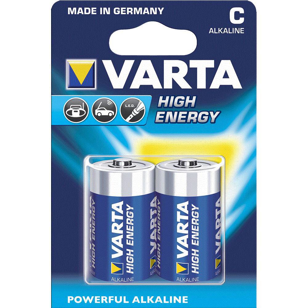 Batterij Varta Longlife Alkaline Lr14 C (2X) - Le coq wielerartikelen