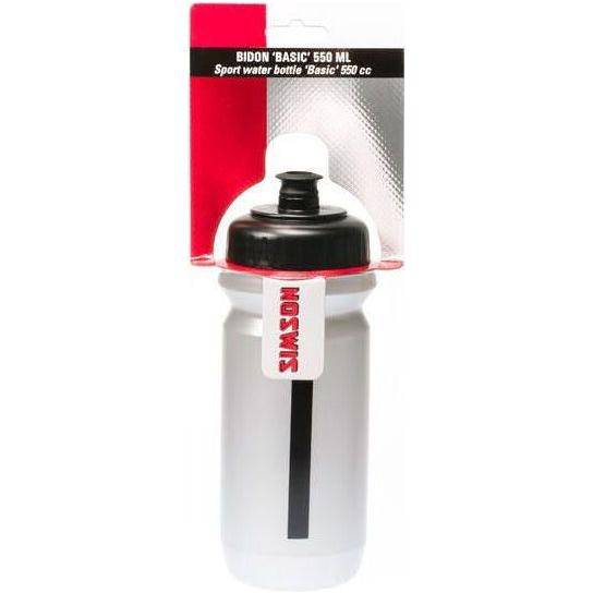 Bidon Simson Big Mouth ''Basic'' 550Ml - Grijs/Zwart - Le coq wielerartikelen