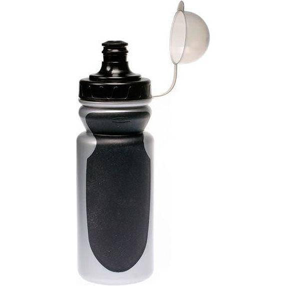 Bidon Simson Grip 550Ml Met Afneembare Stofkap - Zwart/Grijs - Le coq wielerartikelen