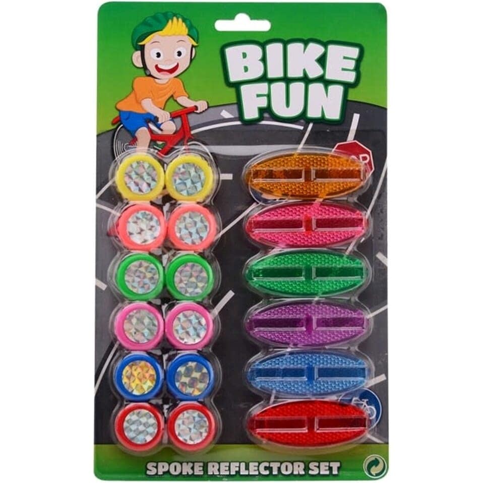 Bike Fun Spaakreflectoren 18 Stuks Op Kaart - Le coq wielerartikelen