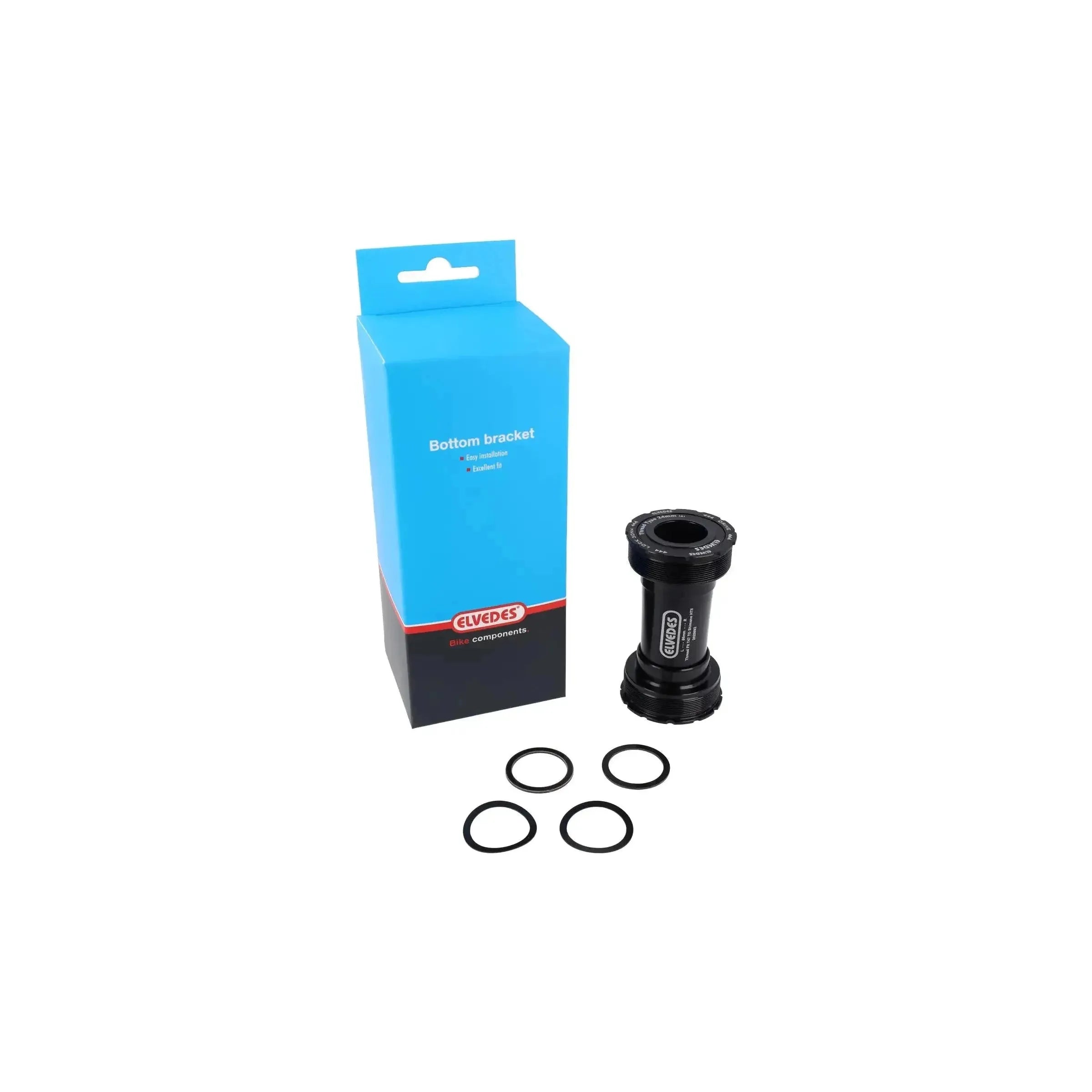 Elvedes Trapas Cupset Threatfit T47 Shimano 86mm - Zwart - Le Coq Wielerartikelen