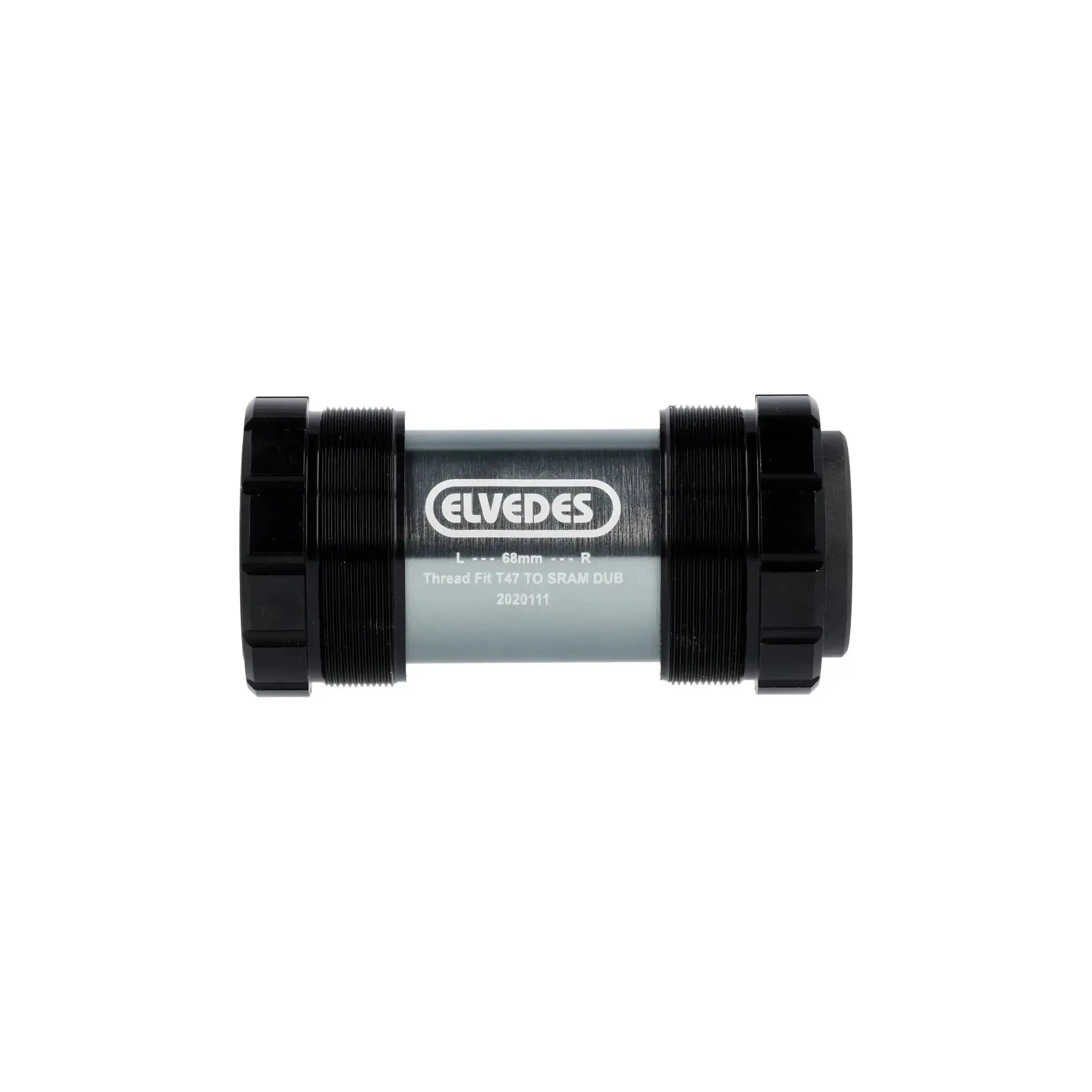 Elvedes Trapas Cupset Threatfit T47 DUB 68mm - Zwart - Le Coq Wielerartikelen