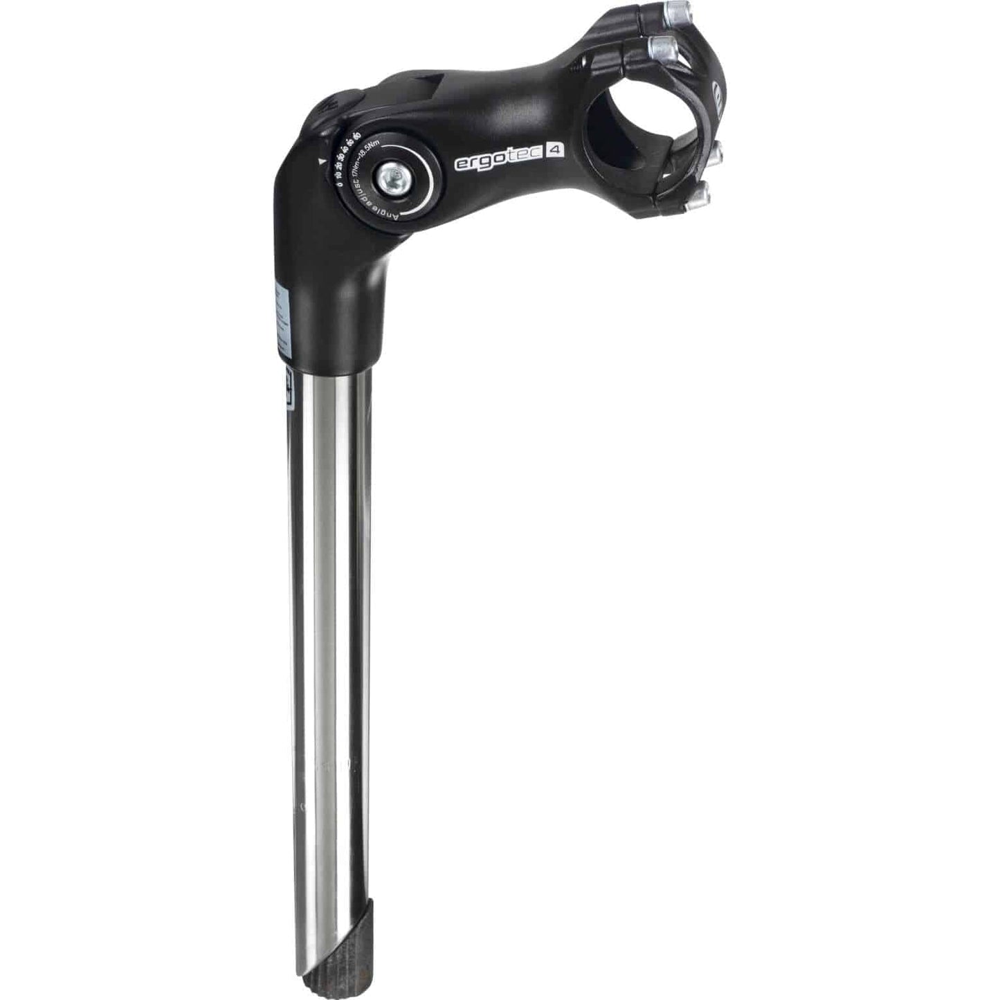 Ergotec Stuurpen Octopus2 25.4/31.8/110 Rvs/Zwart Zand - Le Coq Wielerartikelen