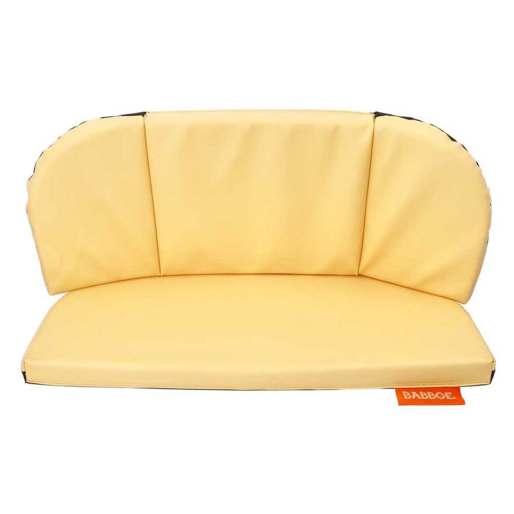 Babboe Go kussenset, zachte en comfortabele kussens voor Babboe kinderbakfiets, in een mooie kleur en textuur.