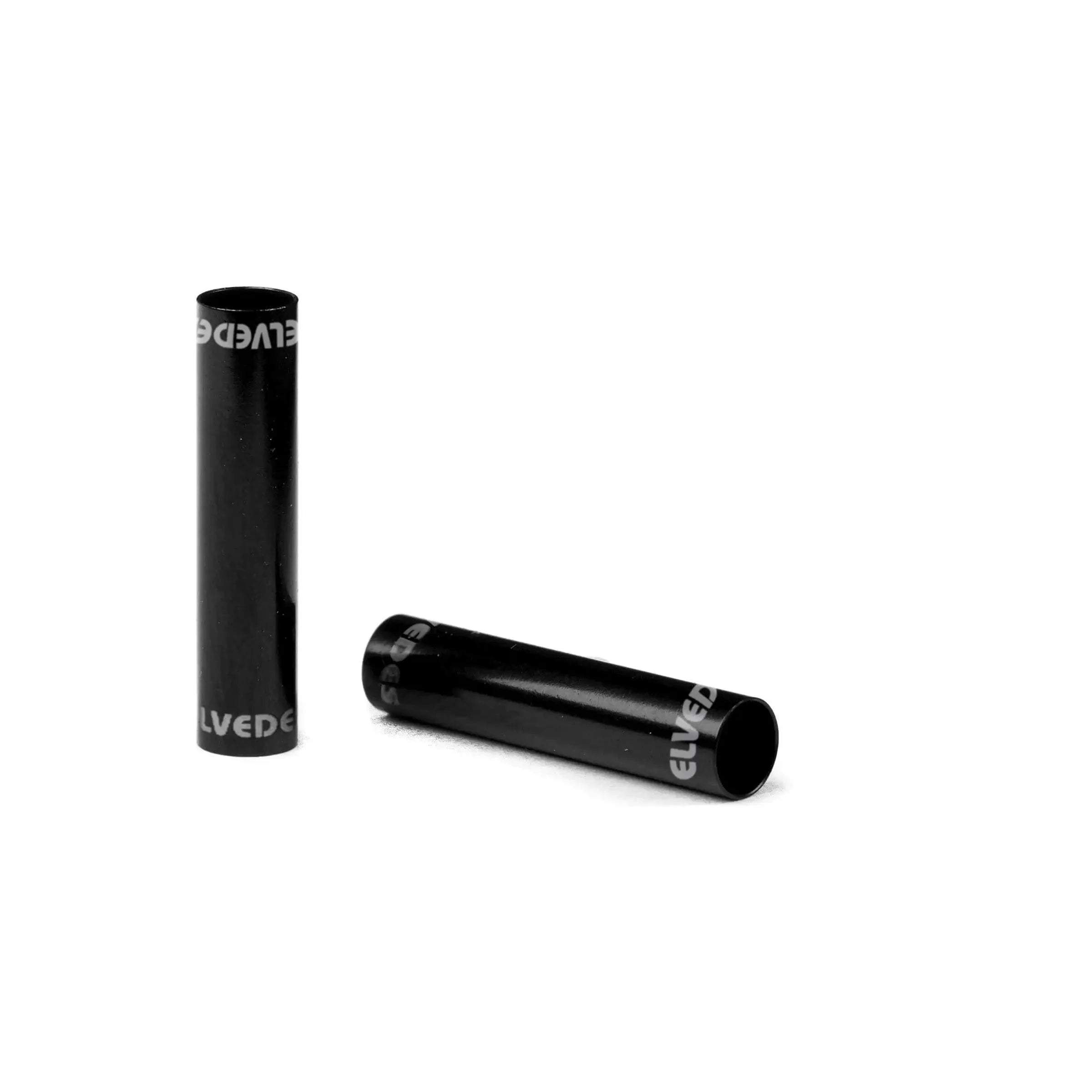 Buitenkabel Verlengnippels Elvedes Ø4.3Mm Aluminium - Zwart (25 Stuks) - Le Coq Wielerartikelen