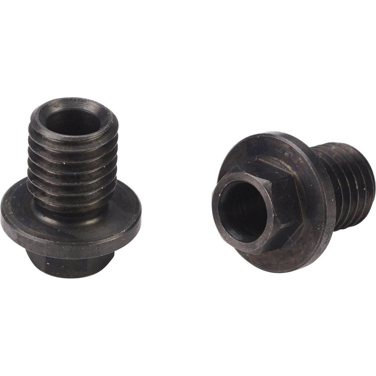 Elvedes M9 remonderdelen flange bout, zwart, voor betrouwbare fietsreparatie en onderhoud.