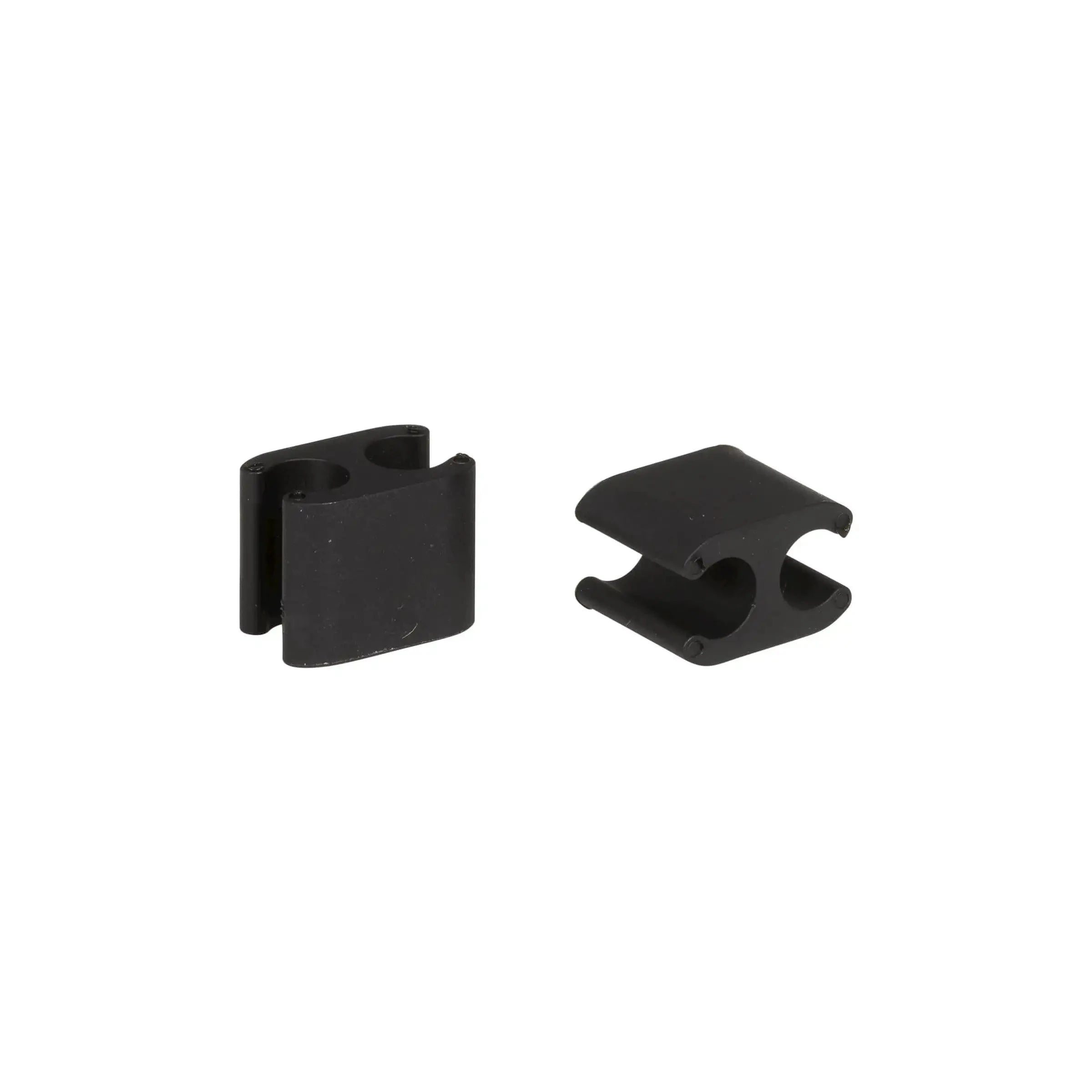 Kabelclips Elvedes Duo Pvc 5,0 Mm + 5,0 Mm - Zwart (50 Stuks) - Le Coq Wielerartikelen