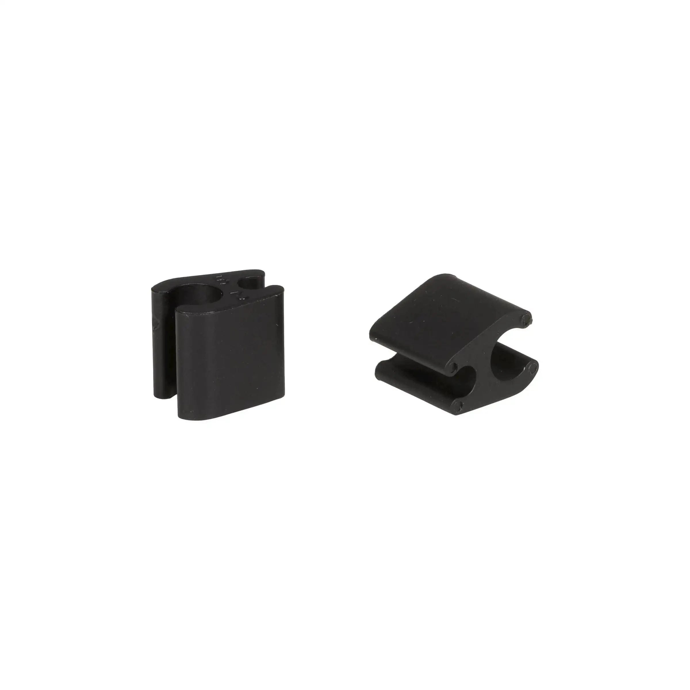 Kabelclips Elvedes Duo Pvc 4,1 Mm + 4,1 Mm - Zwart (50 Stuks) - Le Coq Wielerartikelen