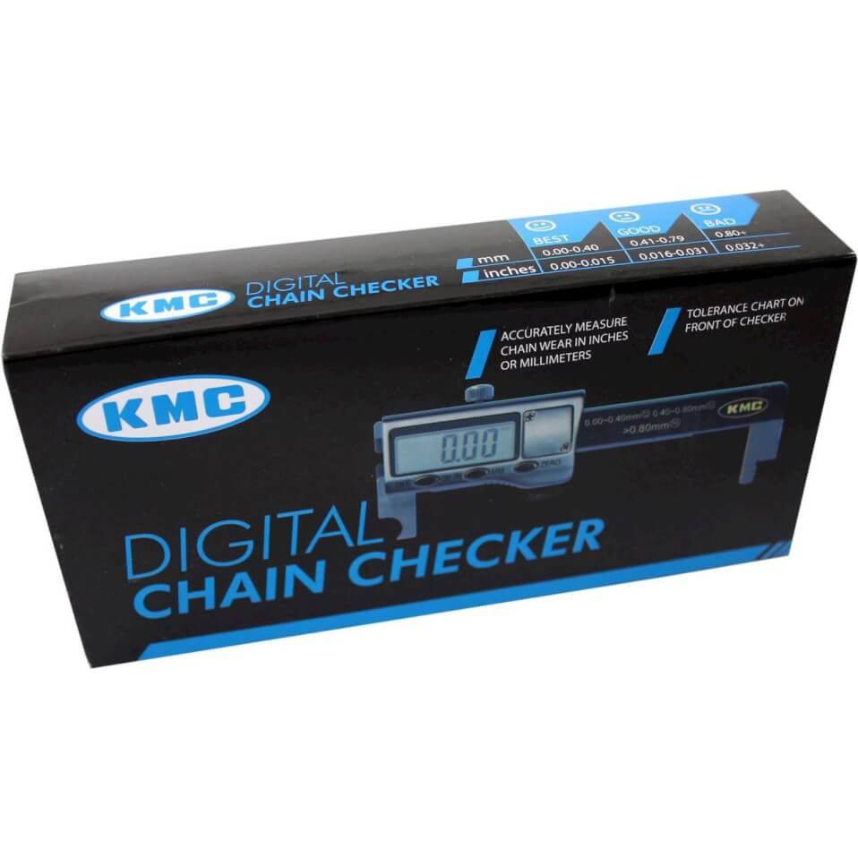 KMC Digitale Fietsketting Checker, kettingslijtagemeter met digitaal display, geschikt voor het meten van fietskettingen.