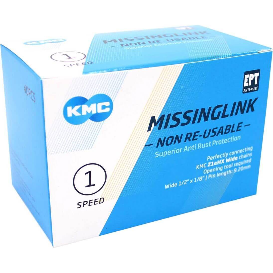 Kmc Missinglink Z1Ehx 1/8 Ept (40) - Le Coq Wielerartikelen
