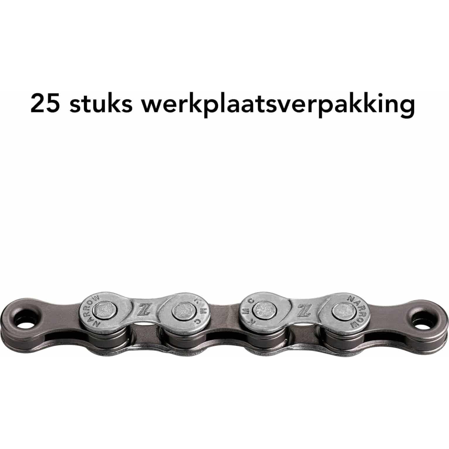 Ds Kmc Ketting Z8 Silver/Grey 116 Schakels Bulk (25) - Le Coq Wielerartikelen