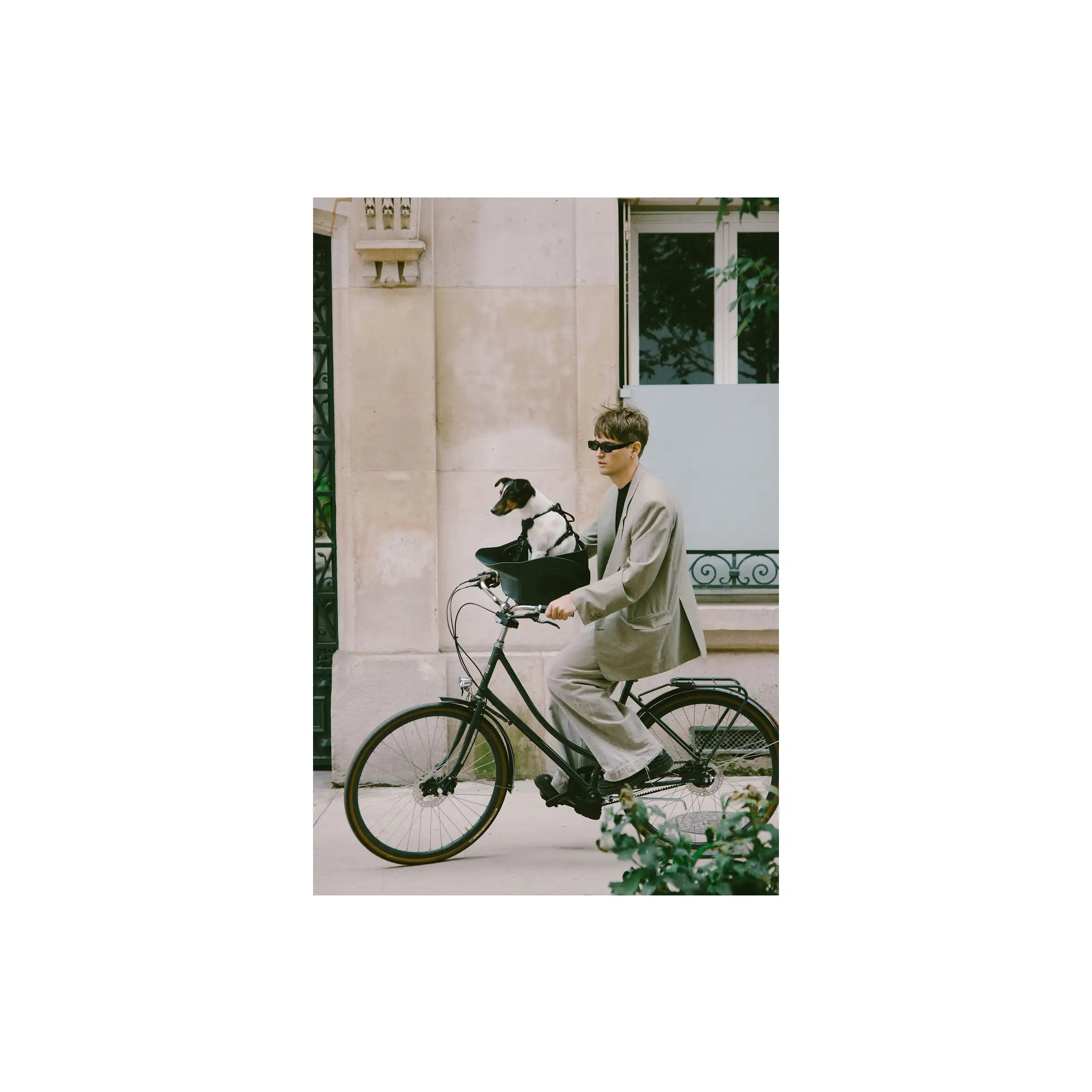 Kvisp Hondenmand Met Harnas S Midnight Gray