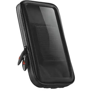 Lampa Opti-Sized Soft Case telefoonhoesje met zachte rand en opvallend ontwerp, geschikt voor mobiele telefoon, zwart kleur.