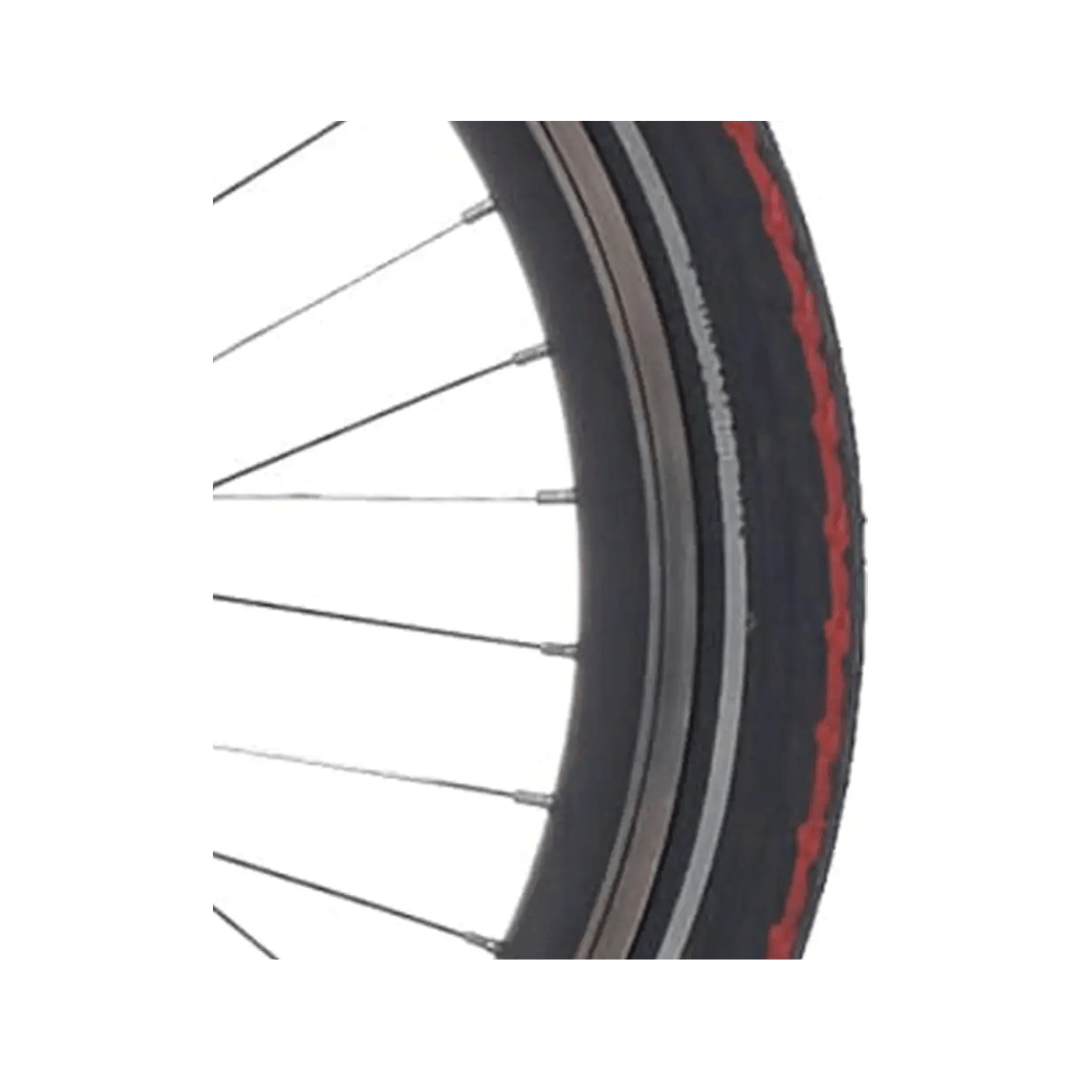 Deli Tire Buitenband Sa-206 - Zwart Oranje Streep Reflectie - Le Coq Wielerartikelen