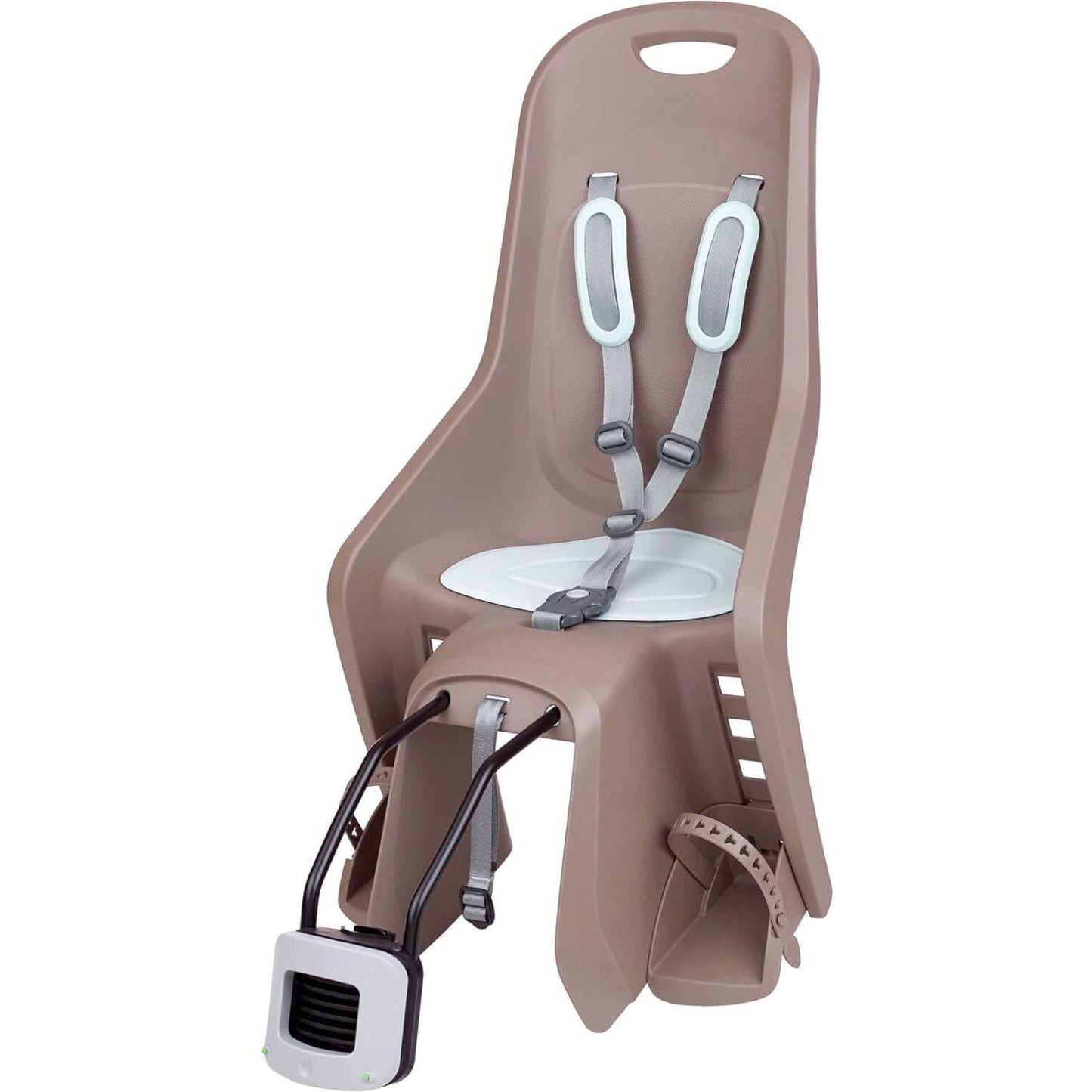 Polisport Achterzitje Bubbly Plus Frame Bev. Brown/Green - Le Coq Wielerartikelen