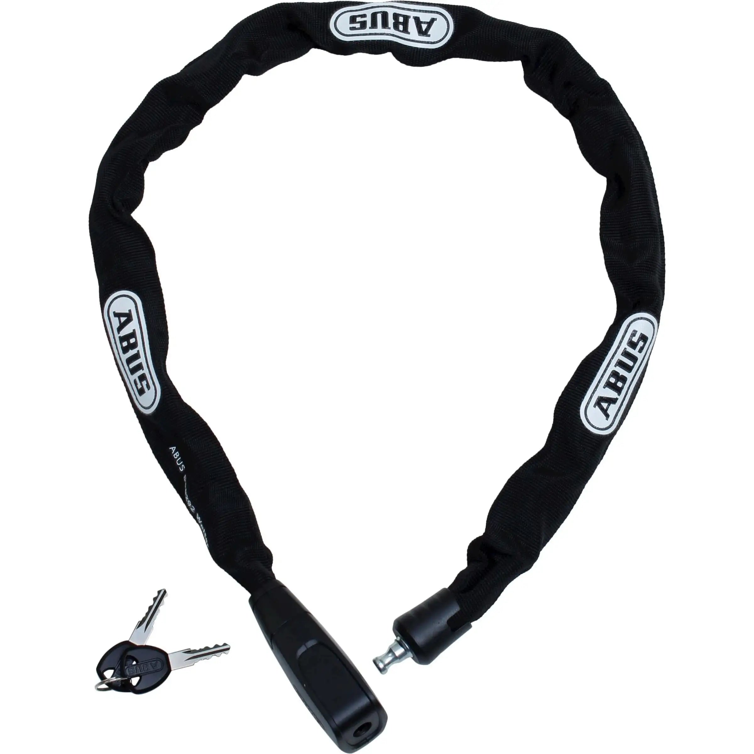 Abus Citychain 6800 kettingslot van 85 cm met 6 mm dikte, stevig en flexibel voor fietsbeveiliging, zichtbaar in de afbeelding