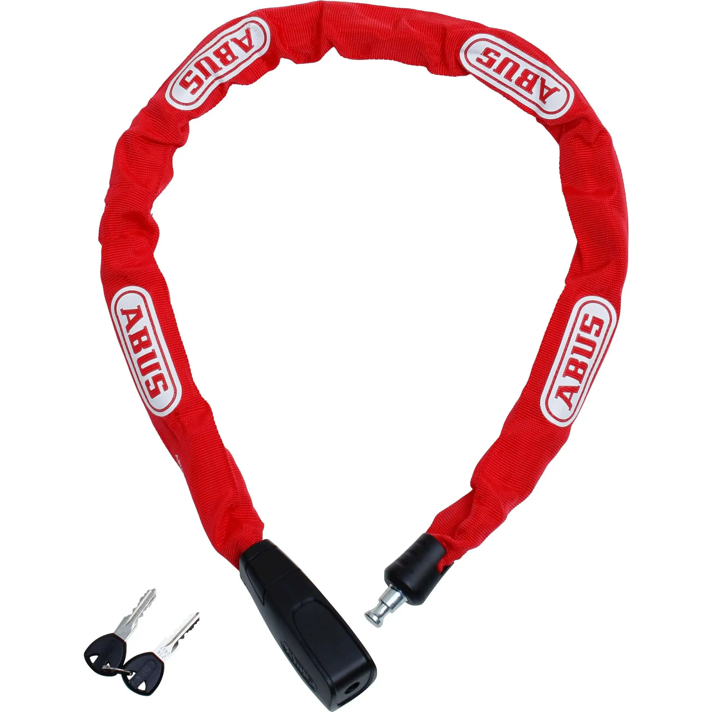 Abus Citychain 8800 kettingslot van 120 cm met 7 mm dikte en bijpassende slothoes, beveiligingsketting voor fietsen