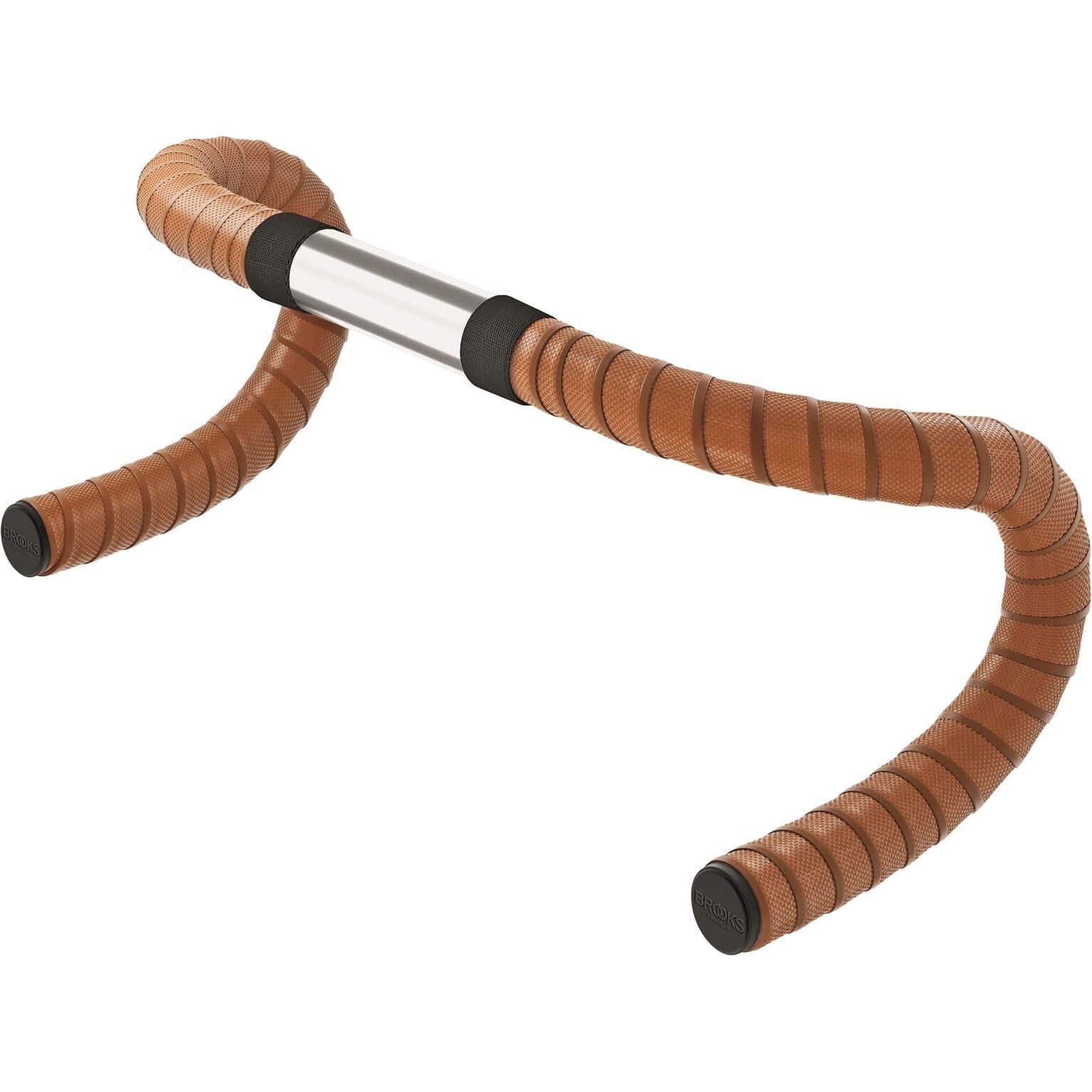 Brooks Cambium rubber stuurlint in oranje, comfortabel en duurzaam fietsstuurlint voor racefietsen en mountainbikes