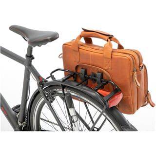 Fietstas New Looxs Cali 17 Liter 40 X 15 X 31 Cm - Gemaakt Van Luxe Leder - Cognac - Le Coq Wielerartikelen