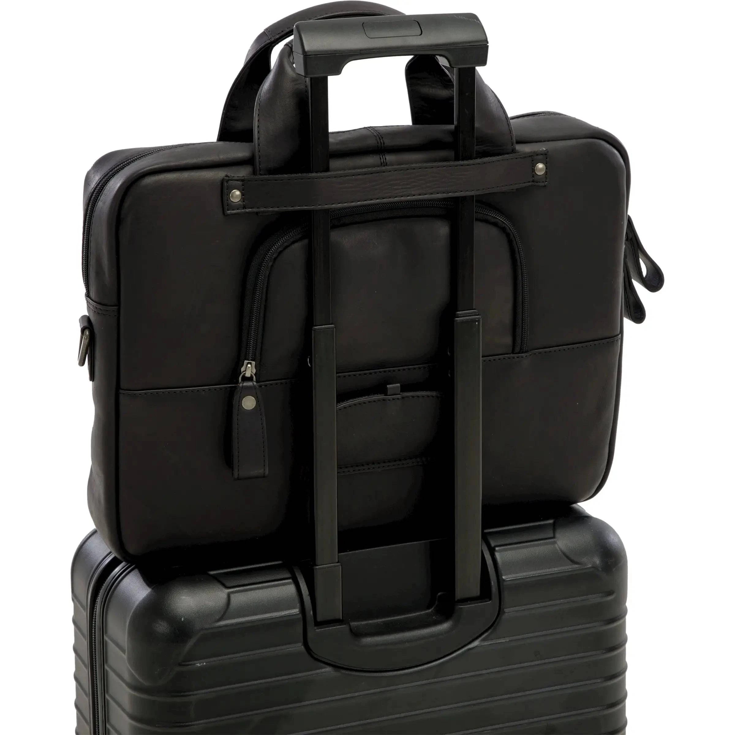 New Looxs Laptoptas Luko 7.5 Liter - 42 X 6 X 30 Cm - Gemaakt Van Luxe Leder - Le Coq Wielerartikelen