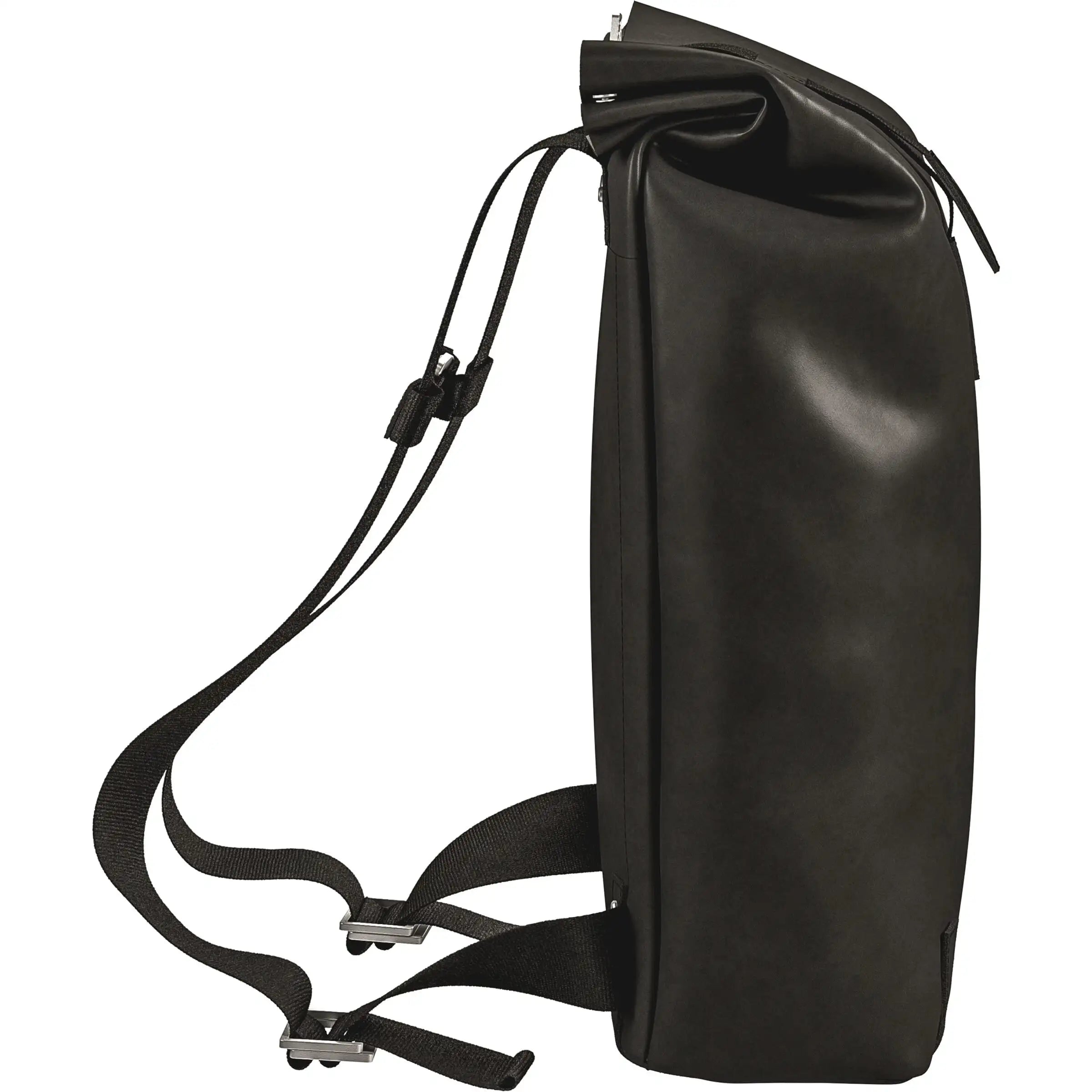 Brooks Pickwick M Leather rugzak met 26L capaciteit, zwarte leren tas met verstelbare schouderbanden en praktische voorvakken.