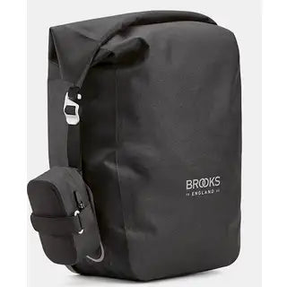 Brooks fietstas Enkel Scape L 18-22L, zwarte waterdichte tas met verstelbare riemen en reflectie voor fietsgebruik