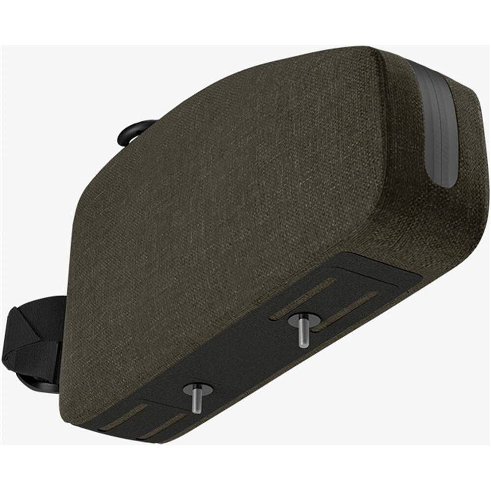 Brooks Frametas Scape top tube tas voor fietsers, 0,9L, met montagebouten en waterdichte afwerking, geschikt voor bikepacking.