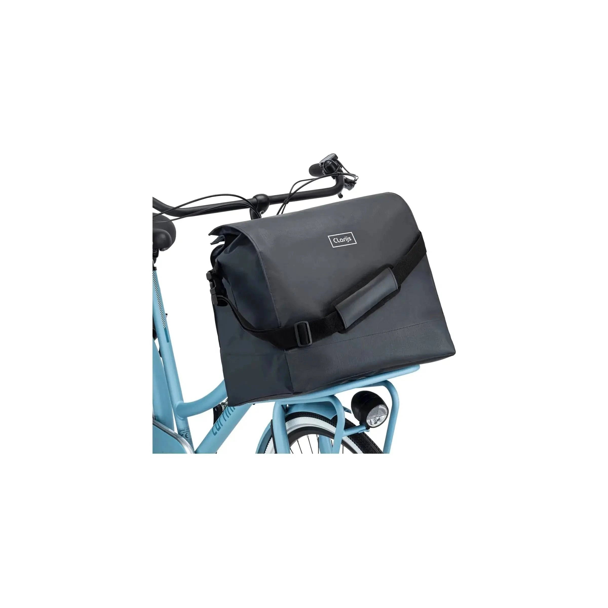 Clarijs Single Bikebag Frontbag 30L Zwart - Le Coq Wielerartikelen
