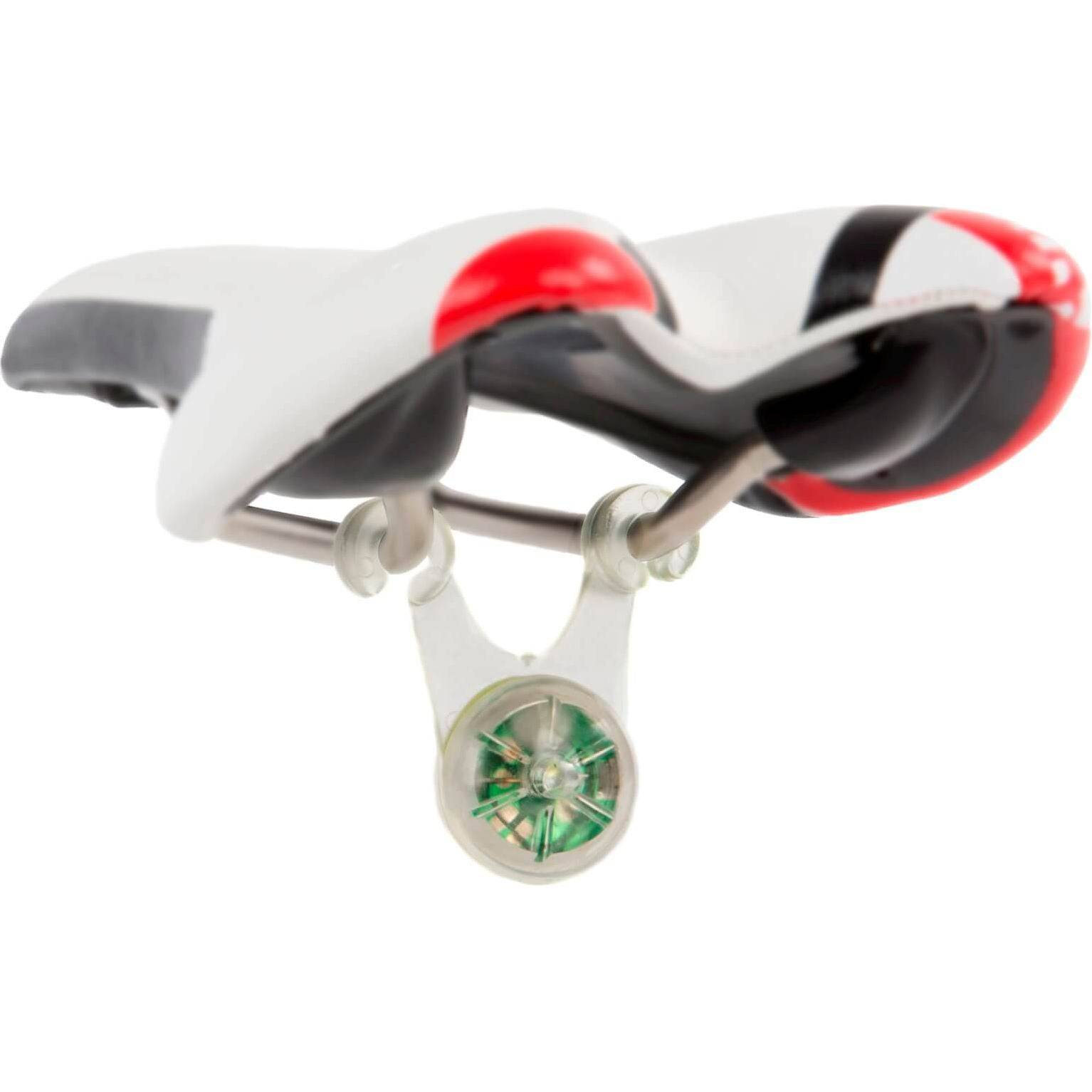 Ikzi Light Achterlicht Rond Batterij Zadelbrug Rood - Le Coq Wielerartikelen