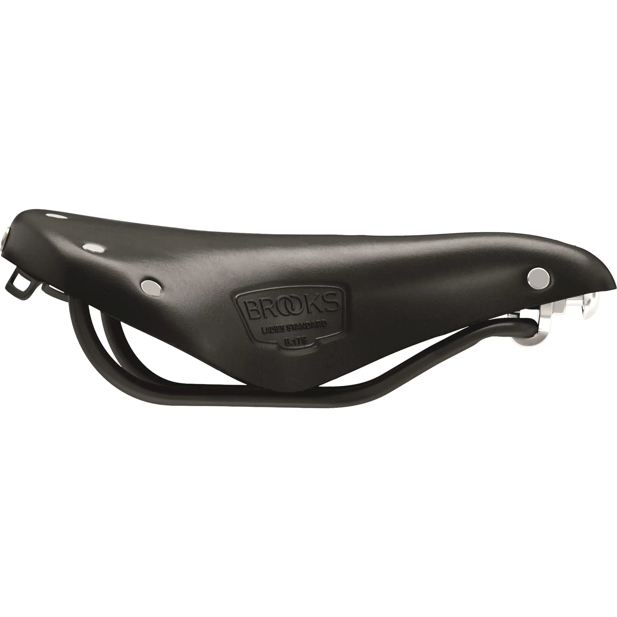 Brooks Fietszadel B17S voor dames, comfortabel stadsfiets- en e-bike zadel met leren bekleding en klassieke uitstraling.