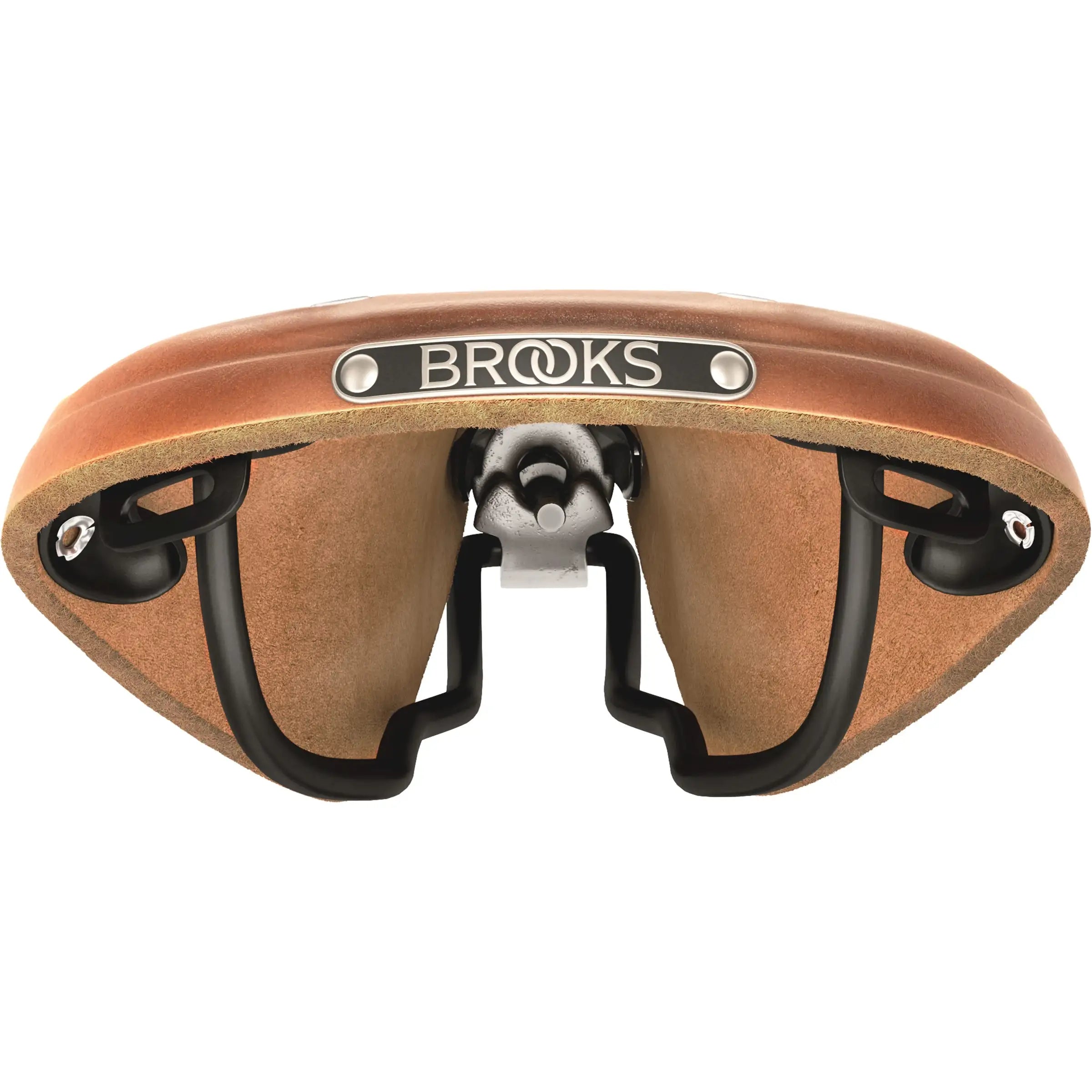 Brooks Fietszadel B17 Narrow, comfortabel stadsfiets en e-bike zadel met leren bekleding en smalle vorm voor dagelijks gebruik