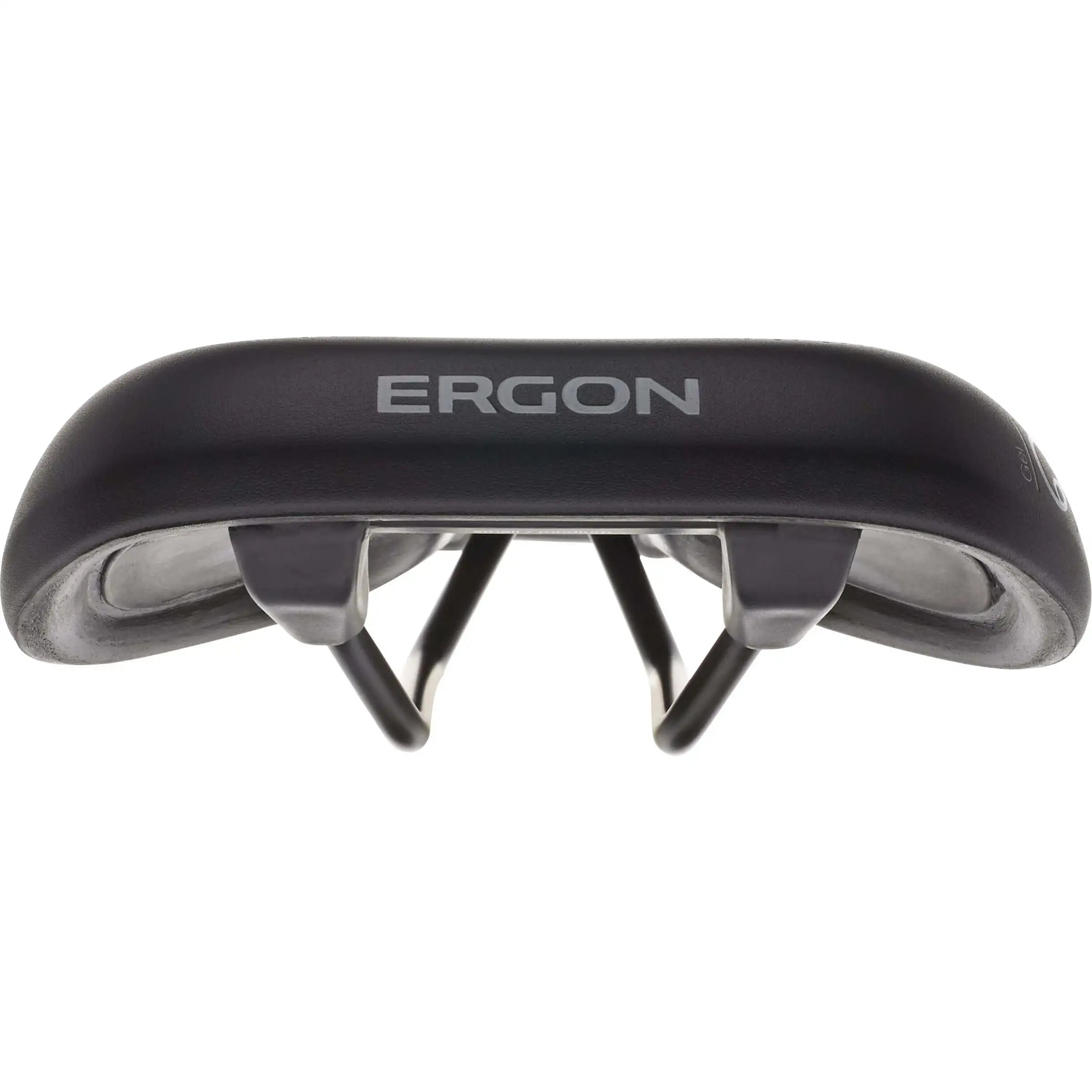Ergon dames stadsfiets en e-bike zadel met gel, zwart, ergonomisch design, comfortabel voor lange ritten