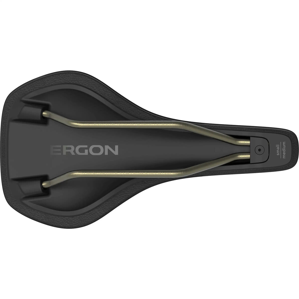Ergon SR Allroad Core Pro racefiets en MTB zadel met ergonomisch ontwerp en comfortabele padding, zichtbaar in de afbeelding.