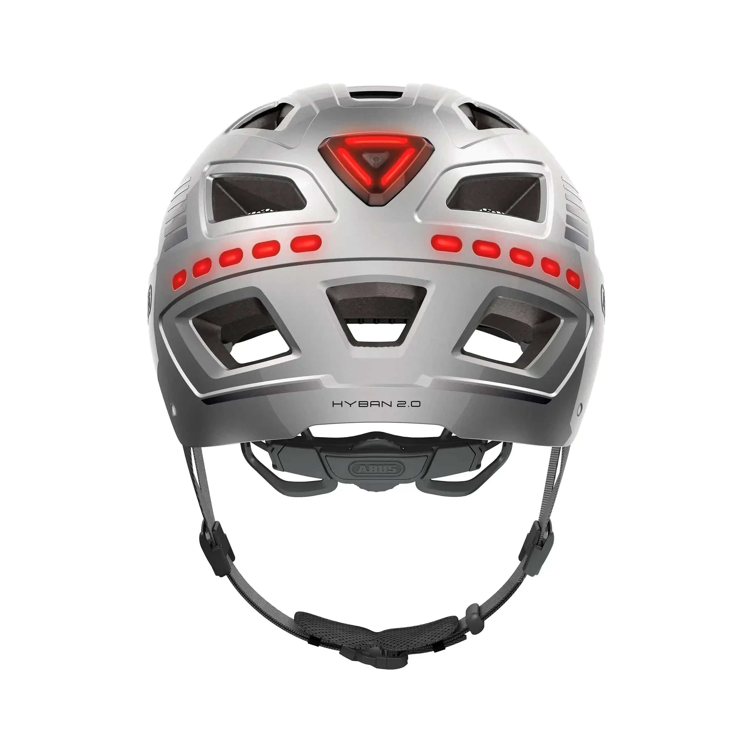 Abus Fietshelm Hyban 2.0 Led - Le Coq Wielerartikelen