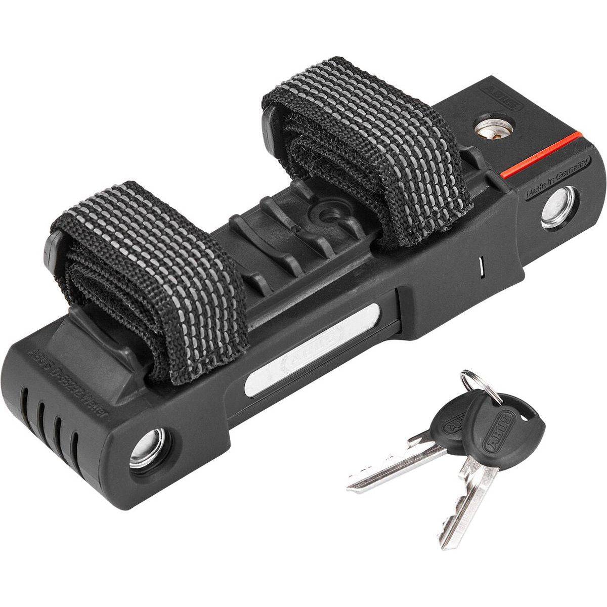 Abus Bordo Ugrip 5700 Vouwslot, 80 cm, zwart en grijs, stevig fiets- en scooterbeveiligingsslot in gevouwen positie