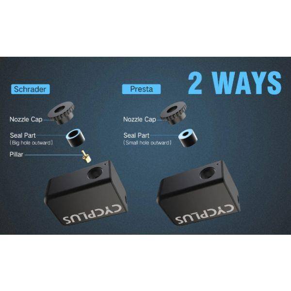 Elektrische Accu Fietspomp Cycplus A2S Cube Mini - Le Coq Wielerartikelen