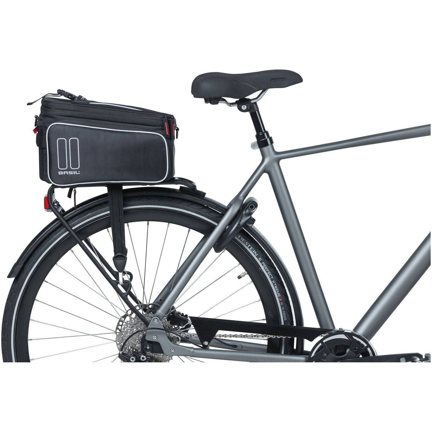 Basil Bagagedragertas Sport Design Trunkbag Mik 7 Tot 15 Liter 36 X 26 X 18 Cm - Zwart - Le coq wielerartikelen