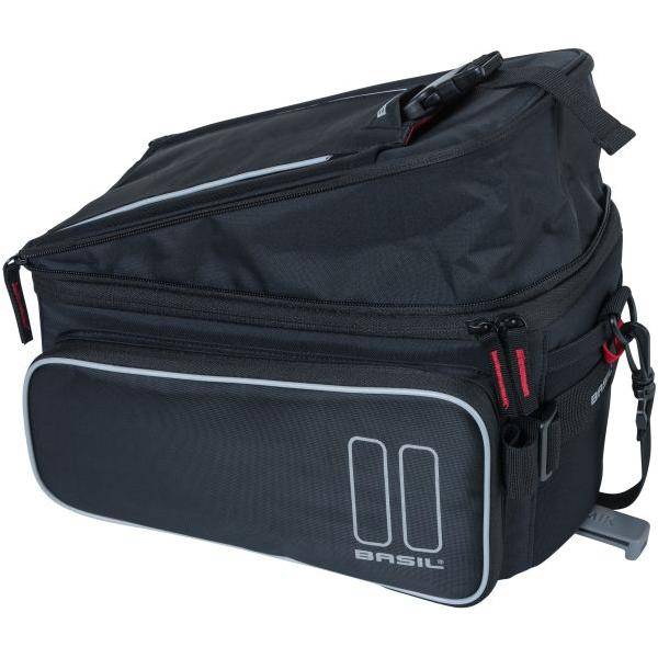Basil Bagagedragertas Sport Design Trunkbag Mik 7 Tot 15 Liter 36 X 26 X 18 Cm - Zwart - Le Coq Wielerartikelen