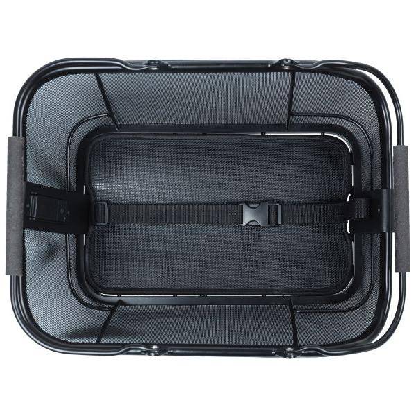 Basil Fietsmand Cento Tech Fiber Nordlicht Mik - Achterop - Massief Zwart - Le Coq Wielerartikelen