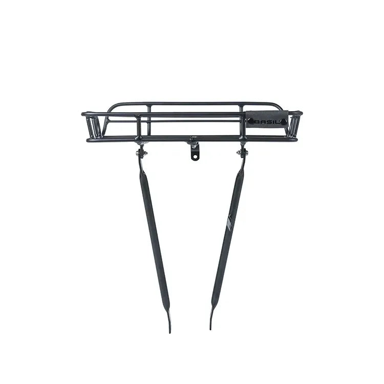 Basil Portland voordrager in zwart, 41x33x51 cm, geschikt voor fietsen en accessoires, stevig en functioneel design