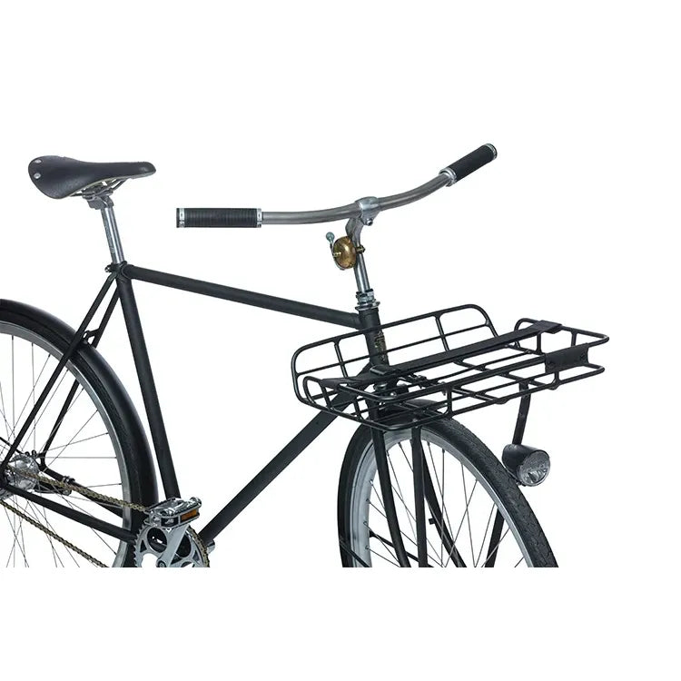 Basil Portland voordrager in zwart, 41x33x51 cm, geschikt voor fietstassen en accessoires, stevig en functioneel ontwerp