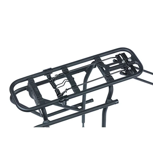 Basil Universal Cargo Carrier MIK zijtas voor bagagedrager, zwart, geschikt voor fietsen met MIK systeem, stevige constructie
