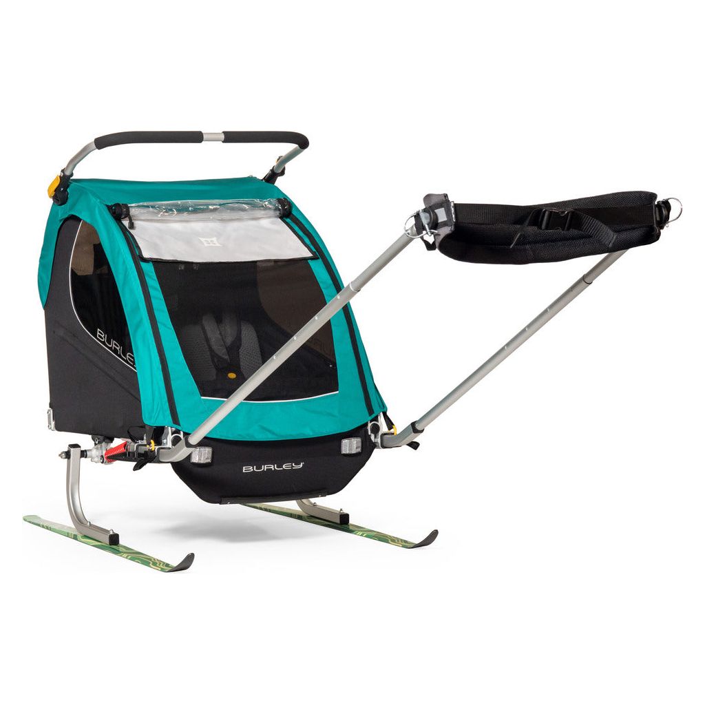 Burley Fietskar Encore X 2 Kind Turquoise - Le Coq Wielerartikelen